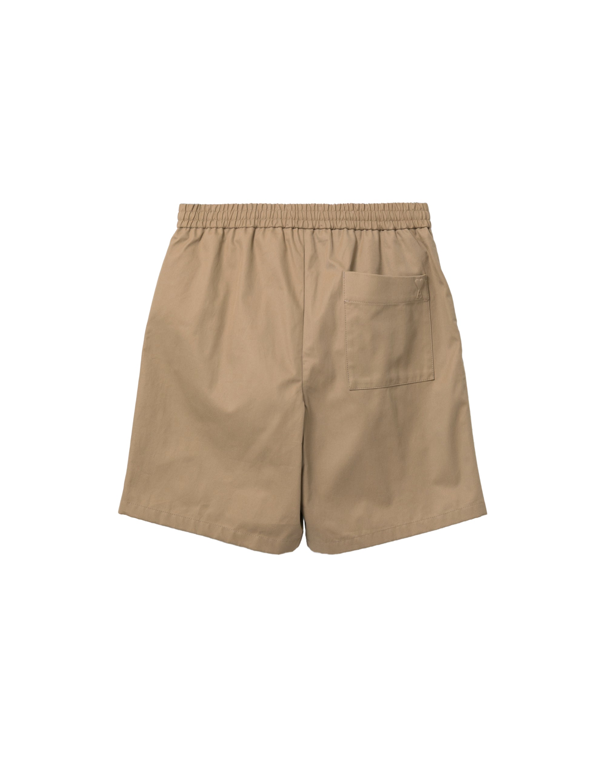Elasticated-waist shorts