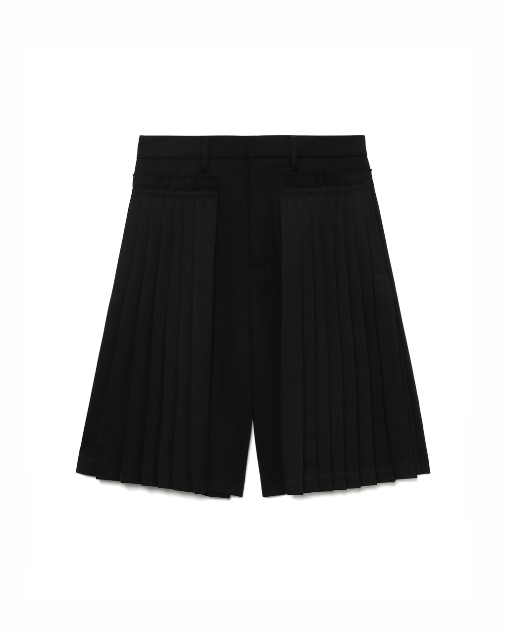 Pleated shorts