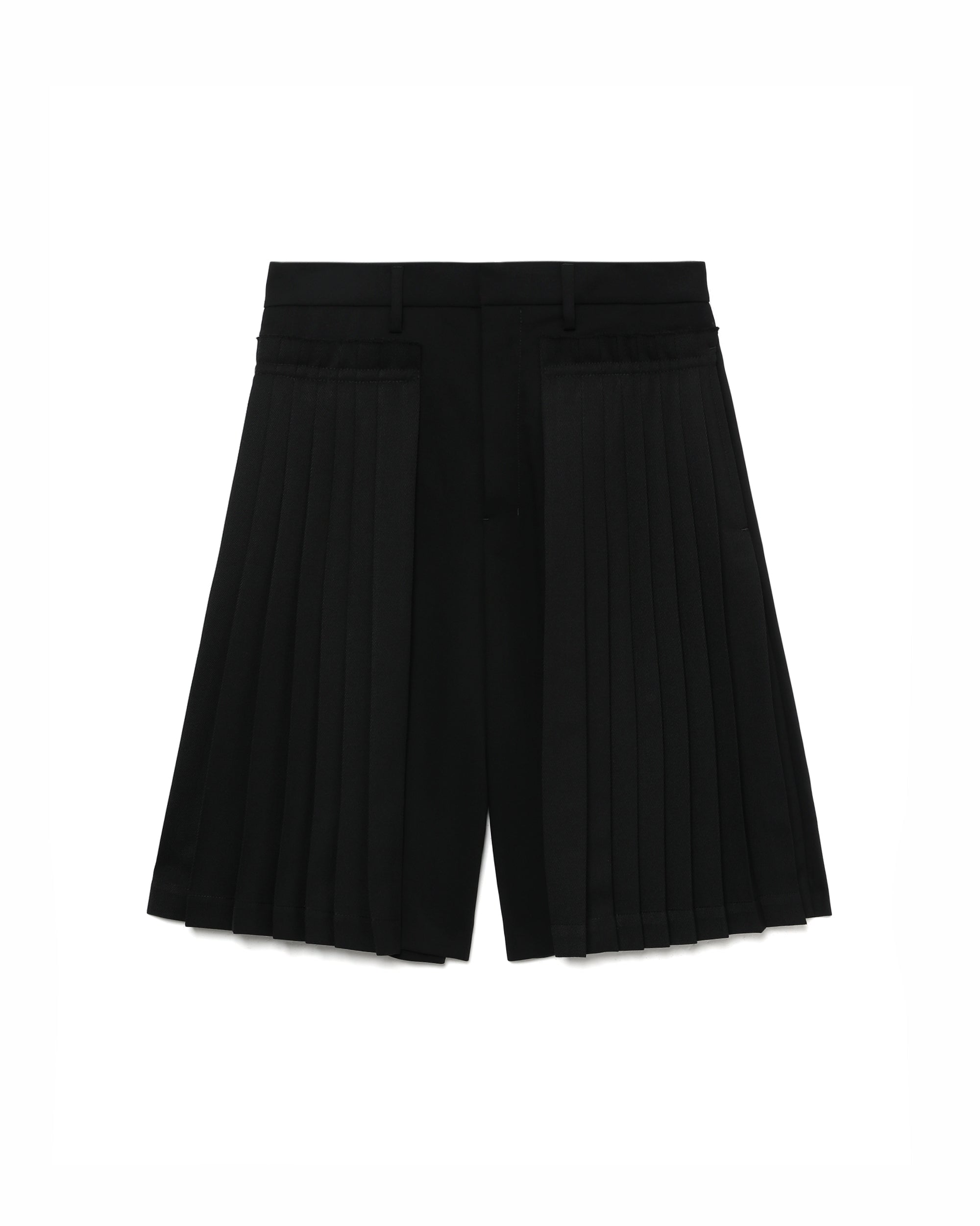 Pleated shorts
