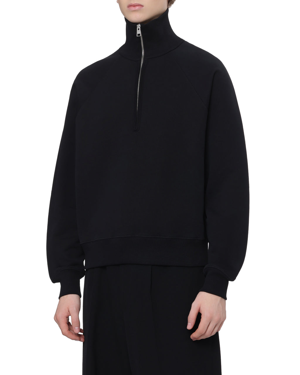 Half-zip sweatshirt