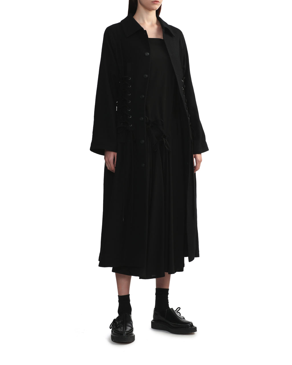 Lace up waist coat