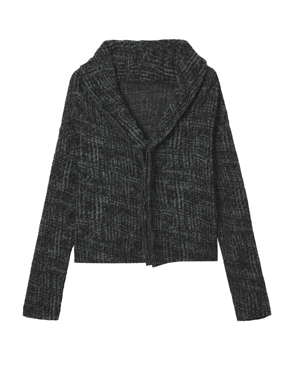 Shawl collar cardigan