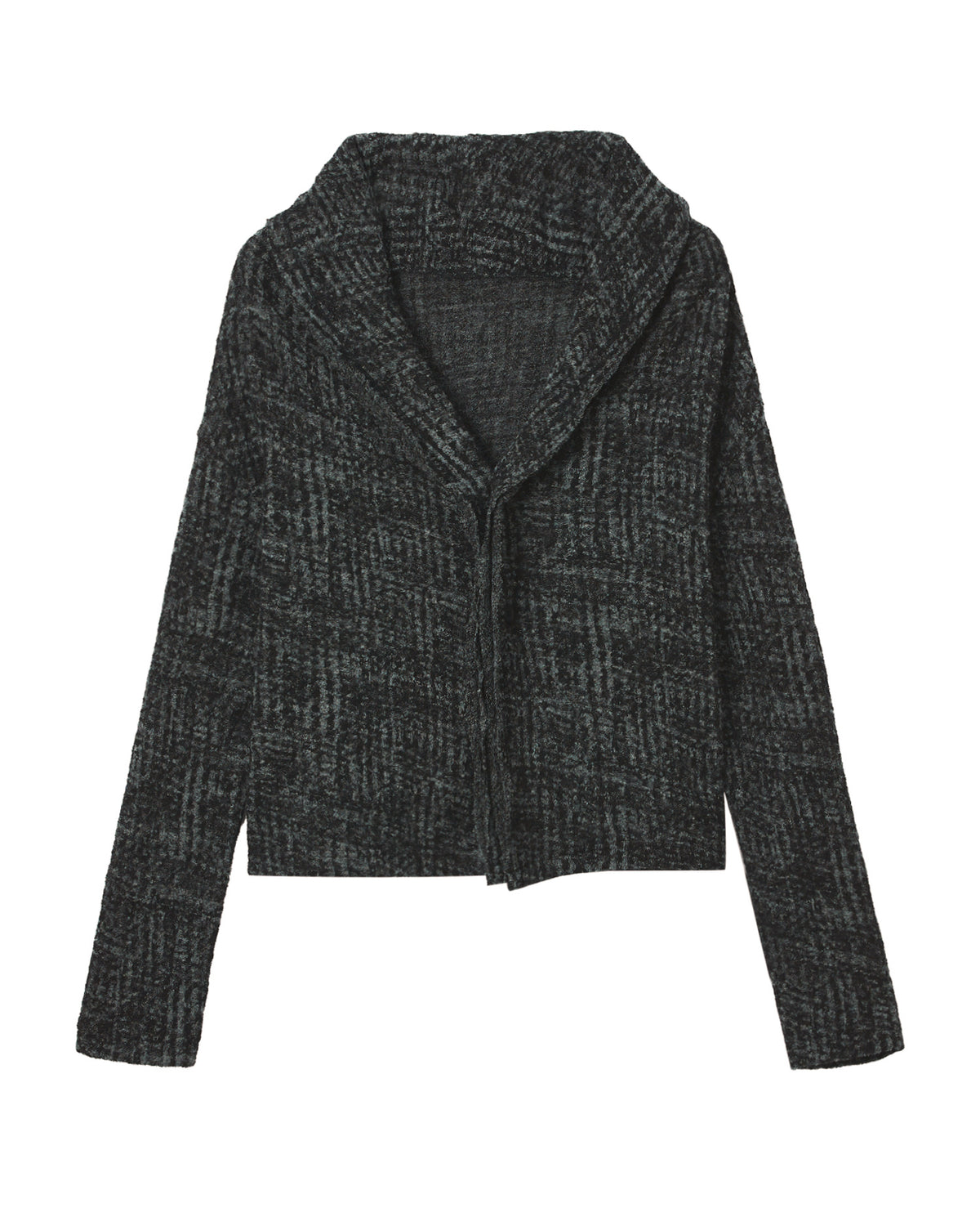 Shawl collar cardigan