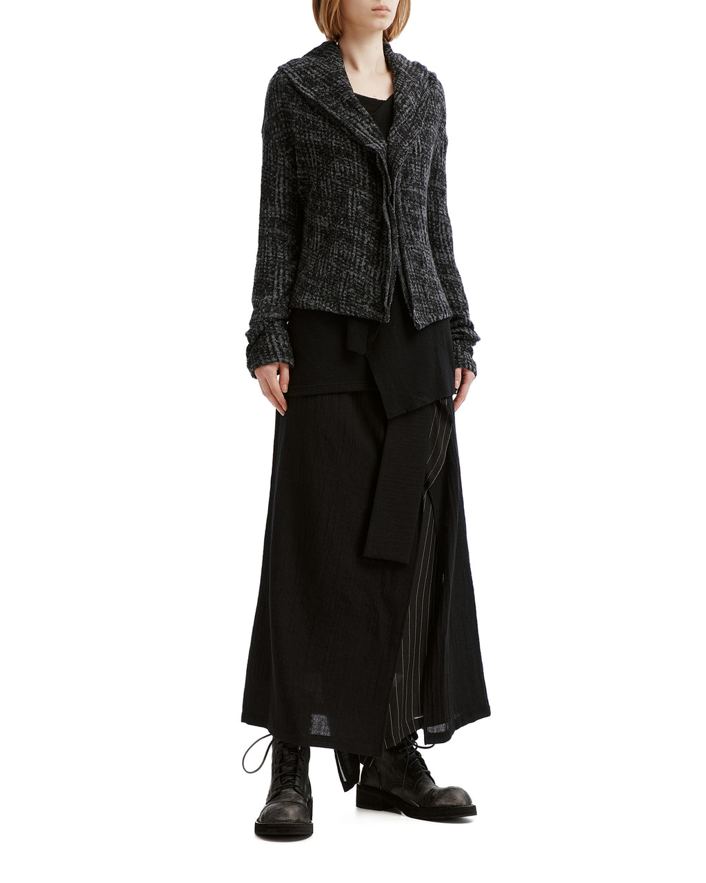 Shawl collar cardigan