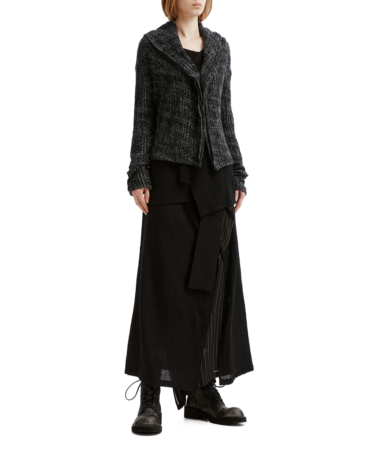 Shawl collar cardigan
