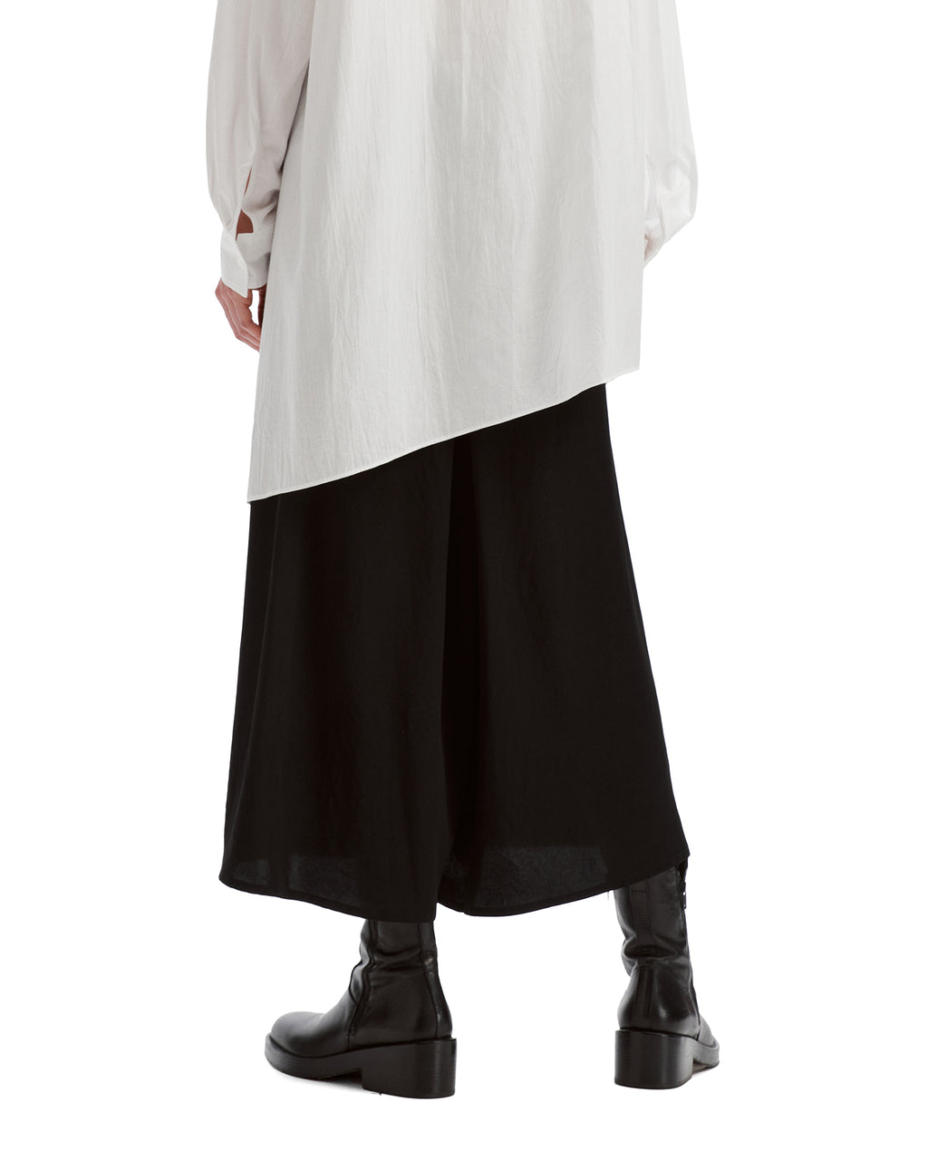 Wrap midi-skirt