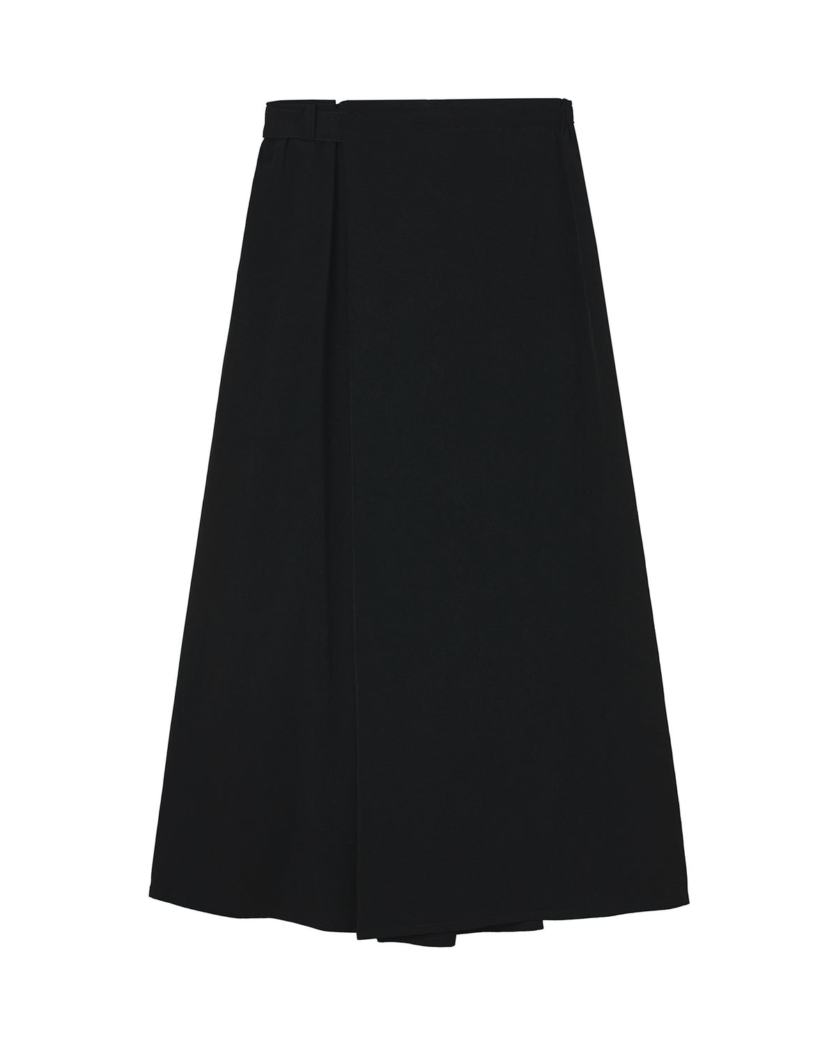 Wrap midi-skirt
