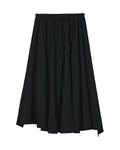 Asymmetric skirt