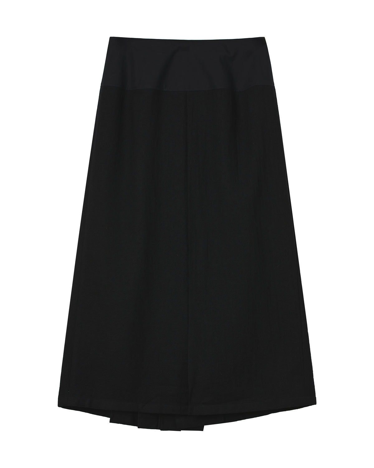 Pleated maxi skirt