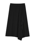 Drape accent skirt