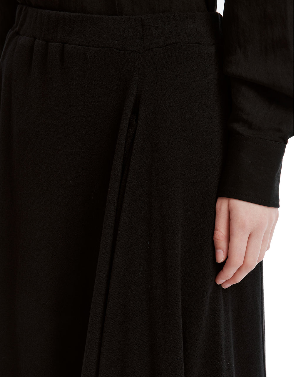 Drape accent skirt