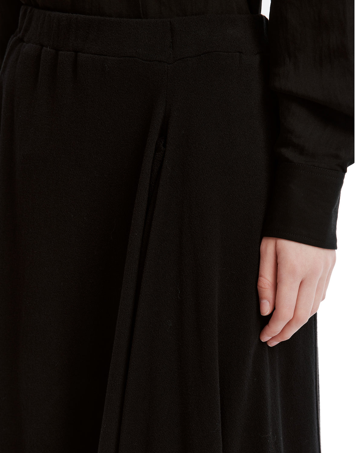 Drape accent skirt