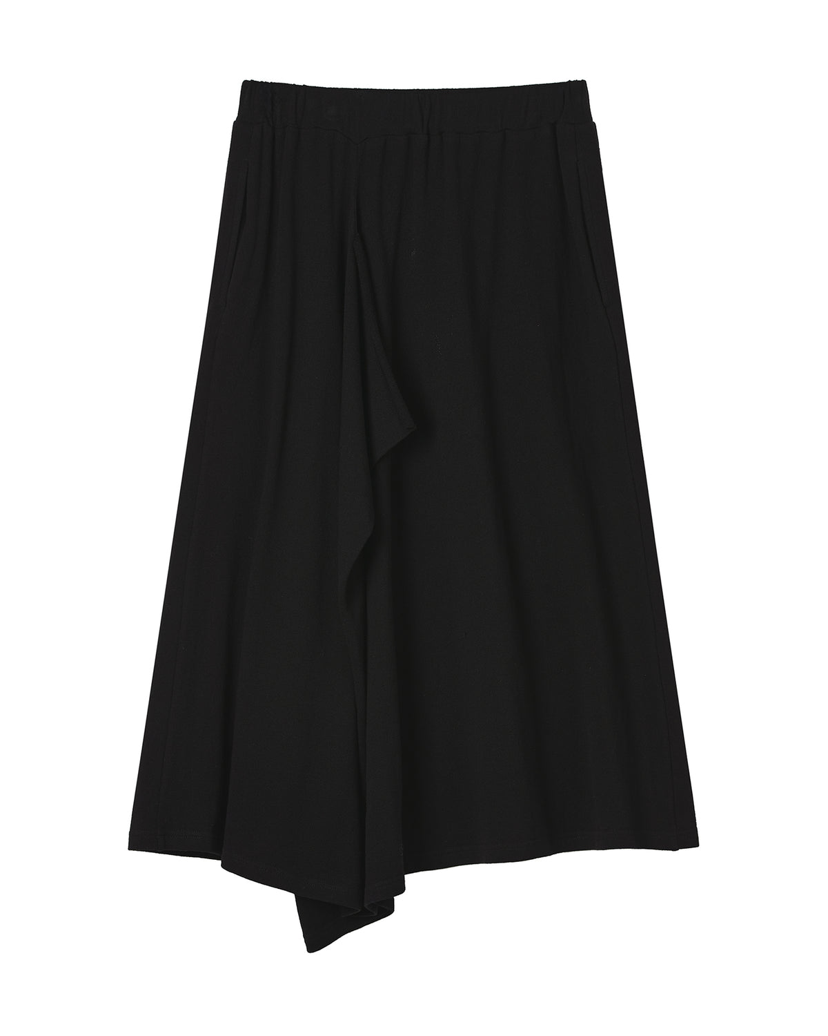 Drape accent skirt