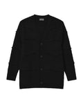 Ruffled cardigan