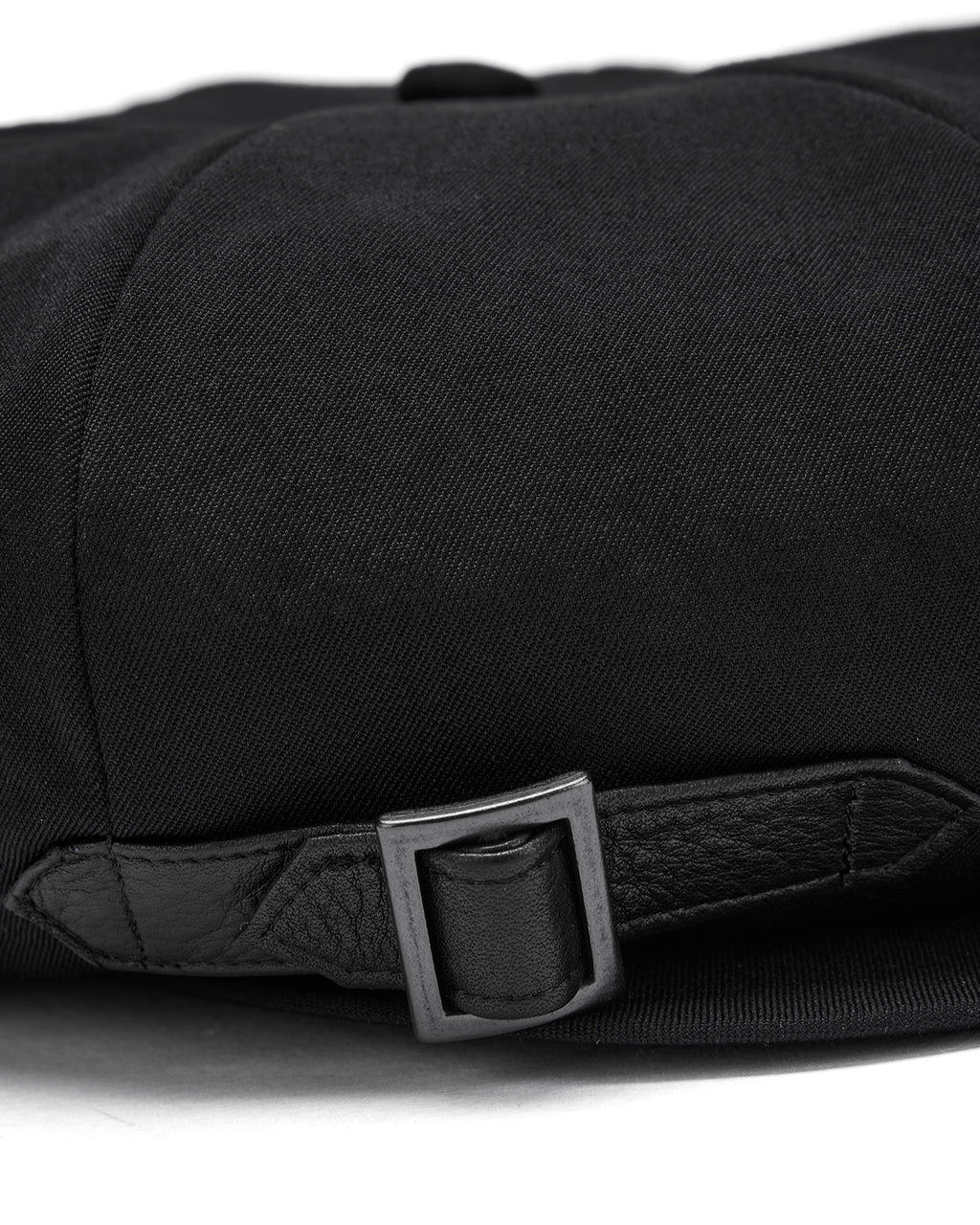 Buckled newsboy cap