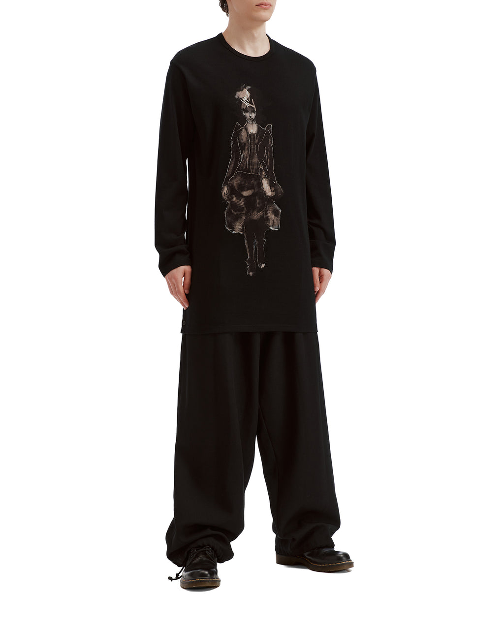 Graphic long sleeve tee