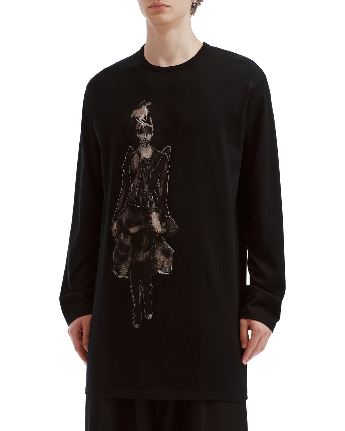 Graphic long sleeve tee