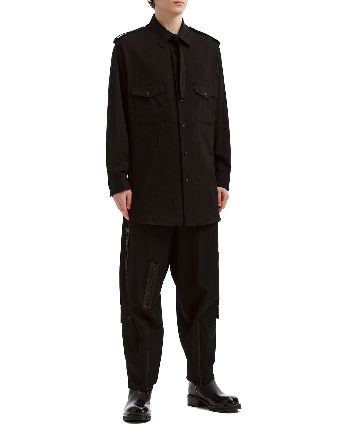 Zip-pocket pants