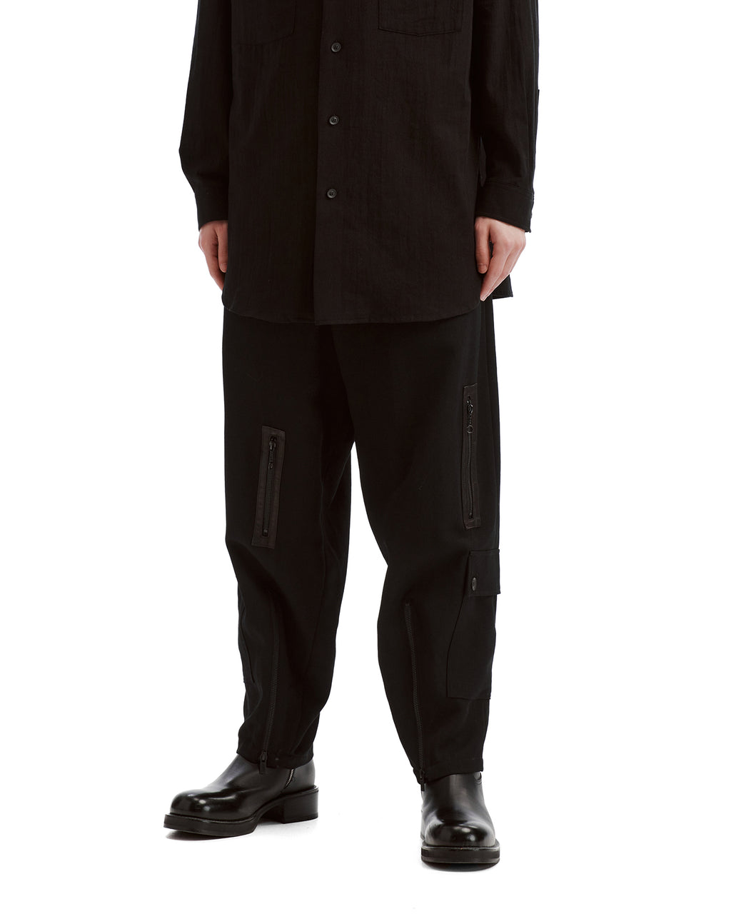 Zip-pocket pants