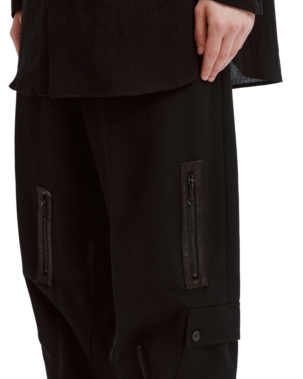 Zip-pocket pants