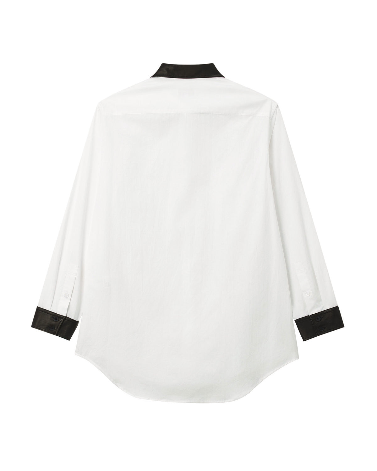 Contrast-collar shirt