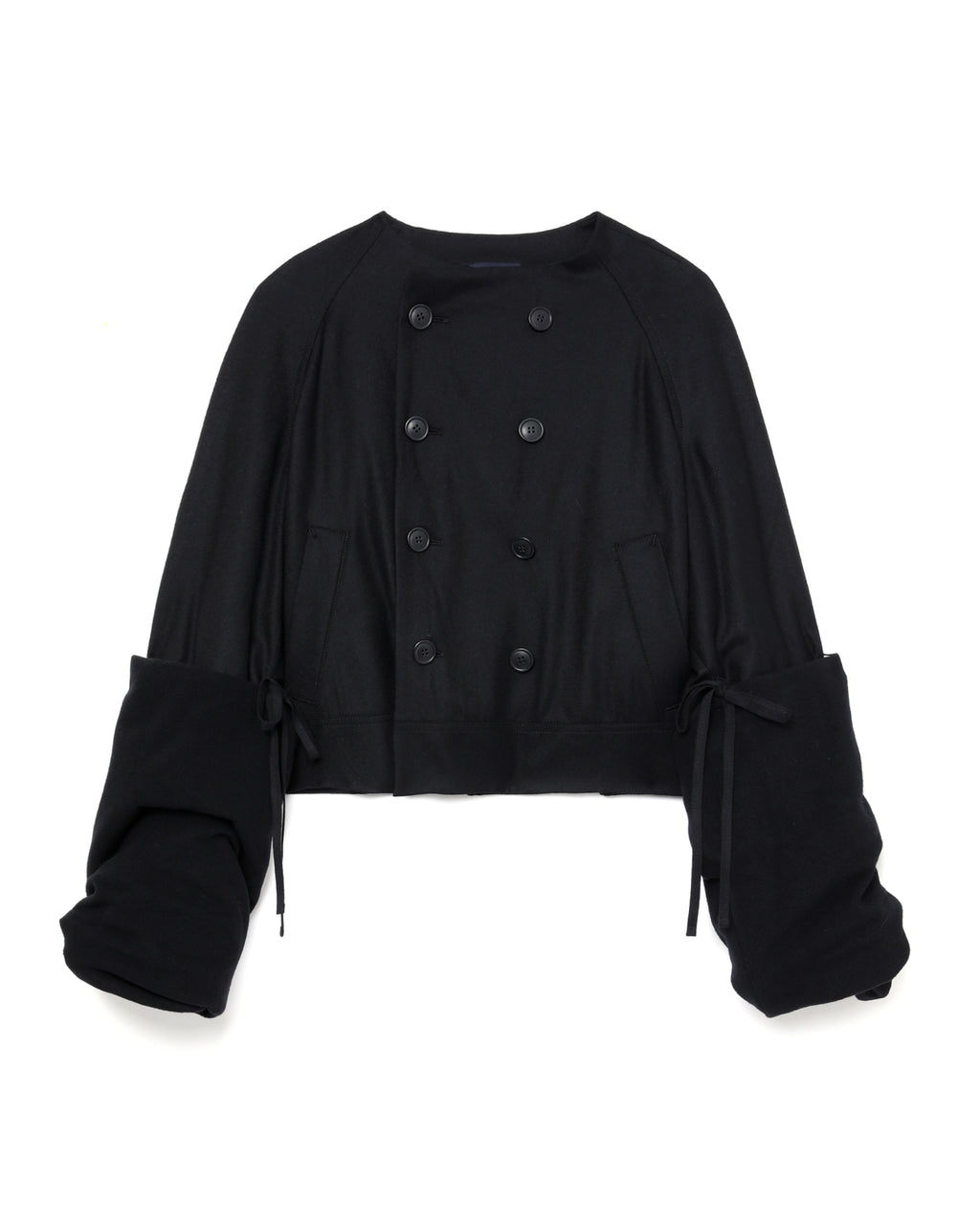 Double breasted ribbon jacket