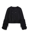 Double breasted ribbon jacket