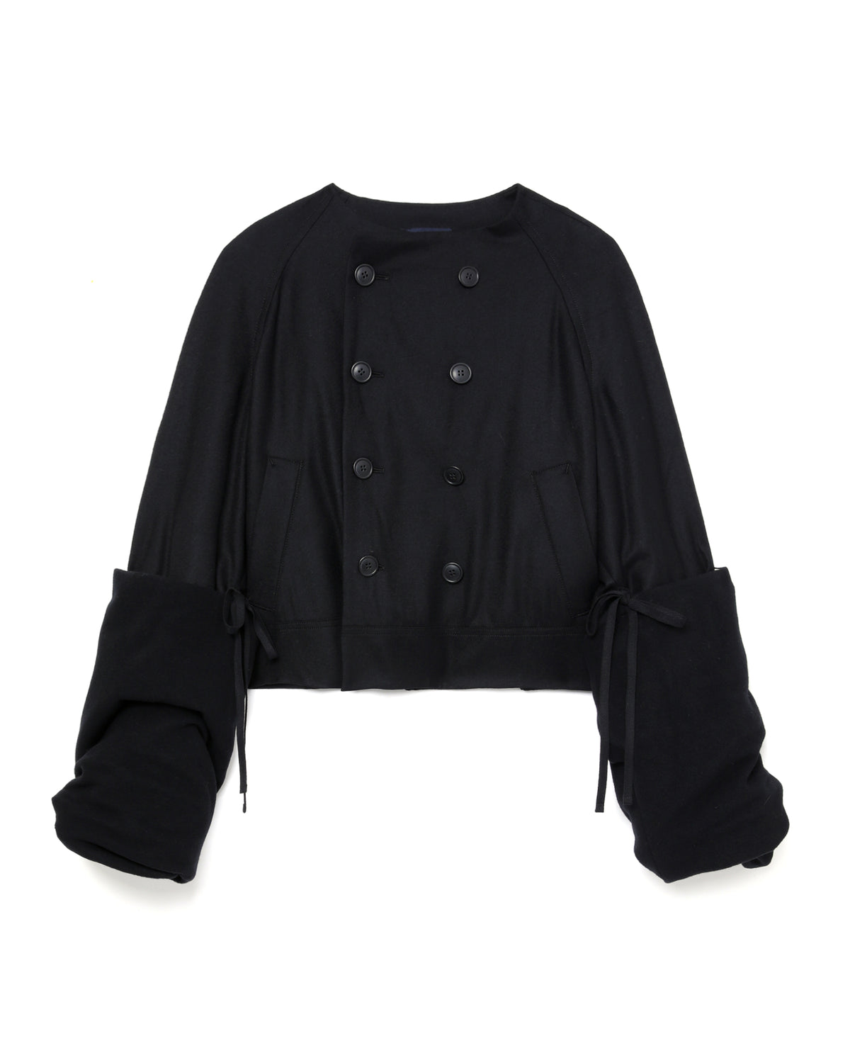 Double breasted ribbon jacket