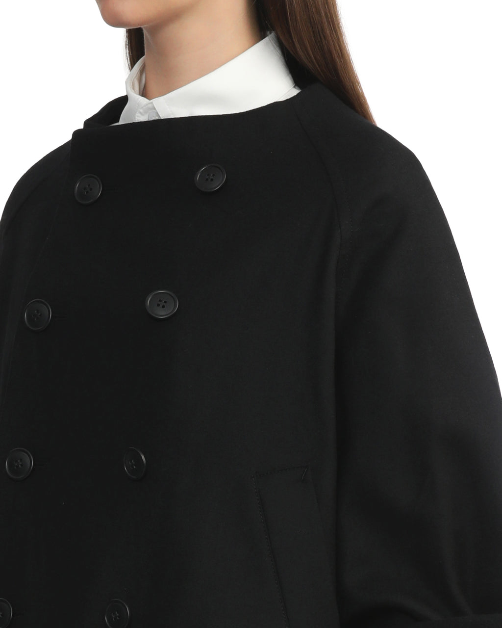 Double breasted ribbon jacket