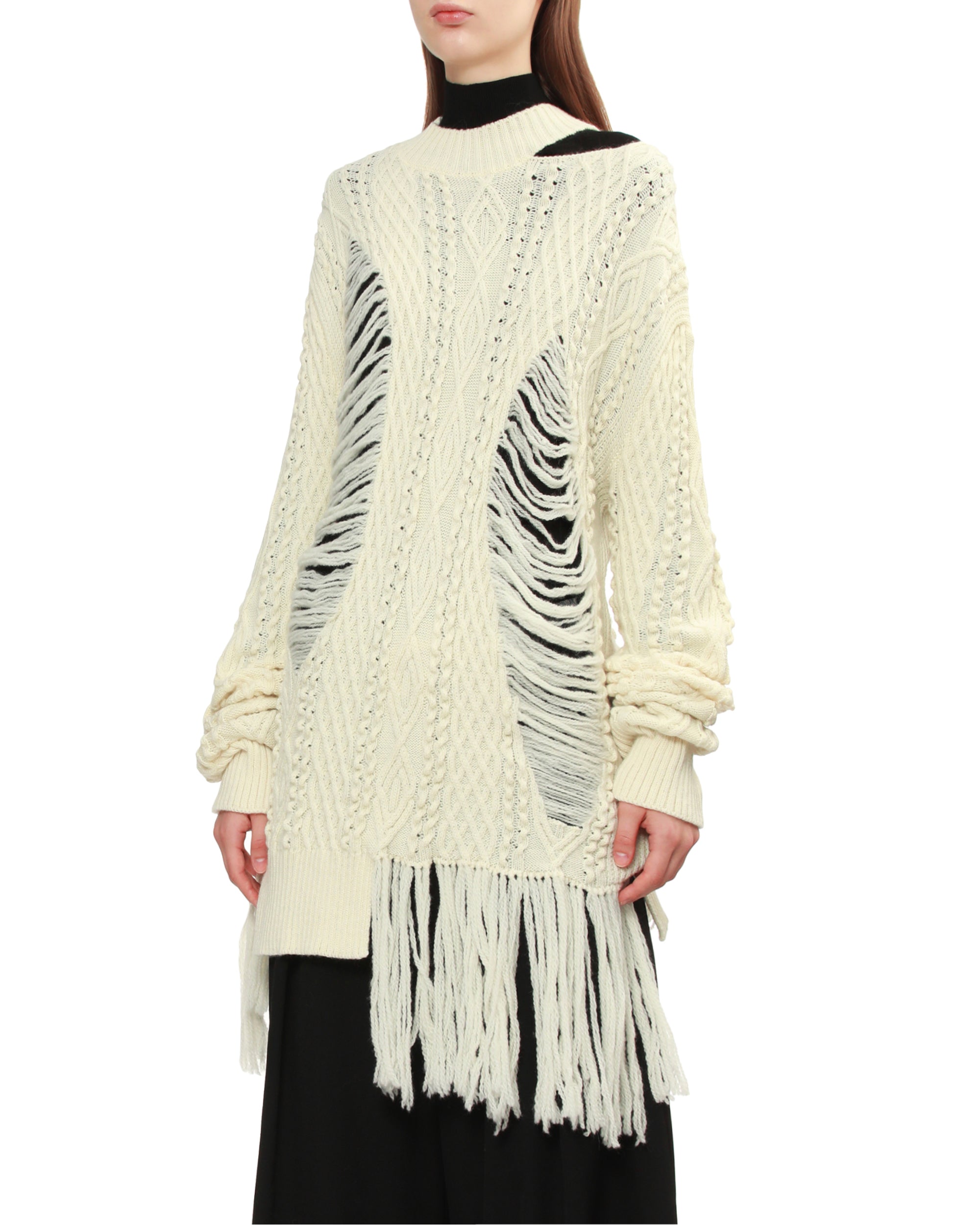 Fringe sweater
