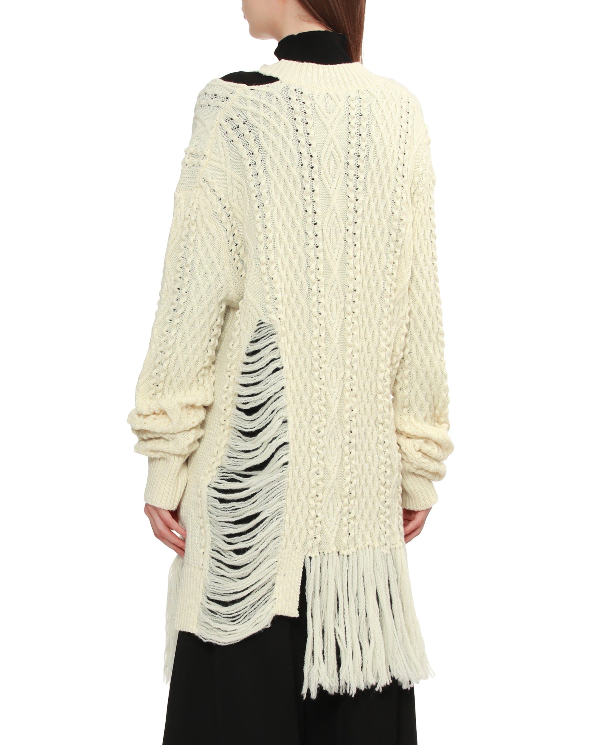 Fringe sweater
