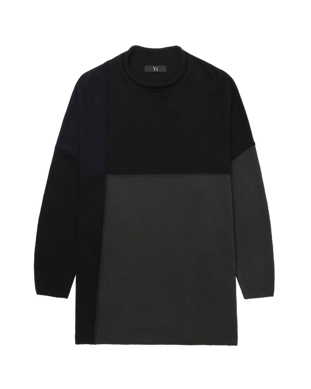 Panelled sweater