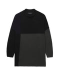 Panelled sweater