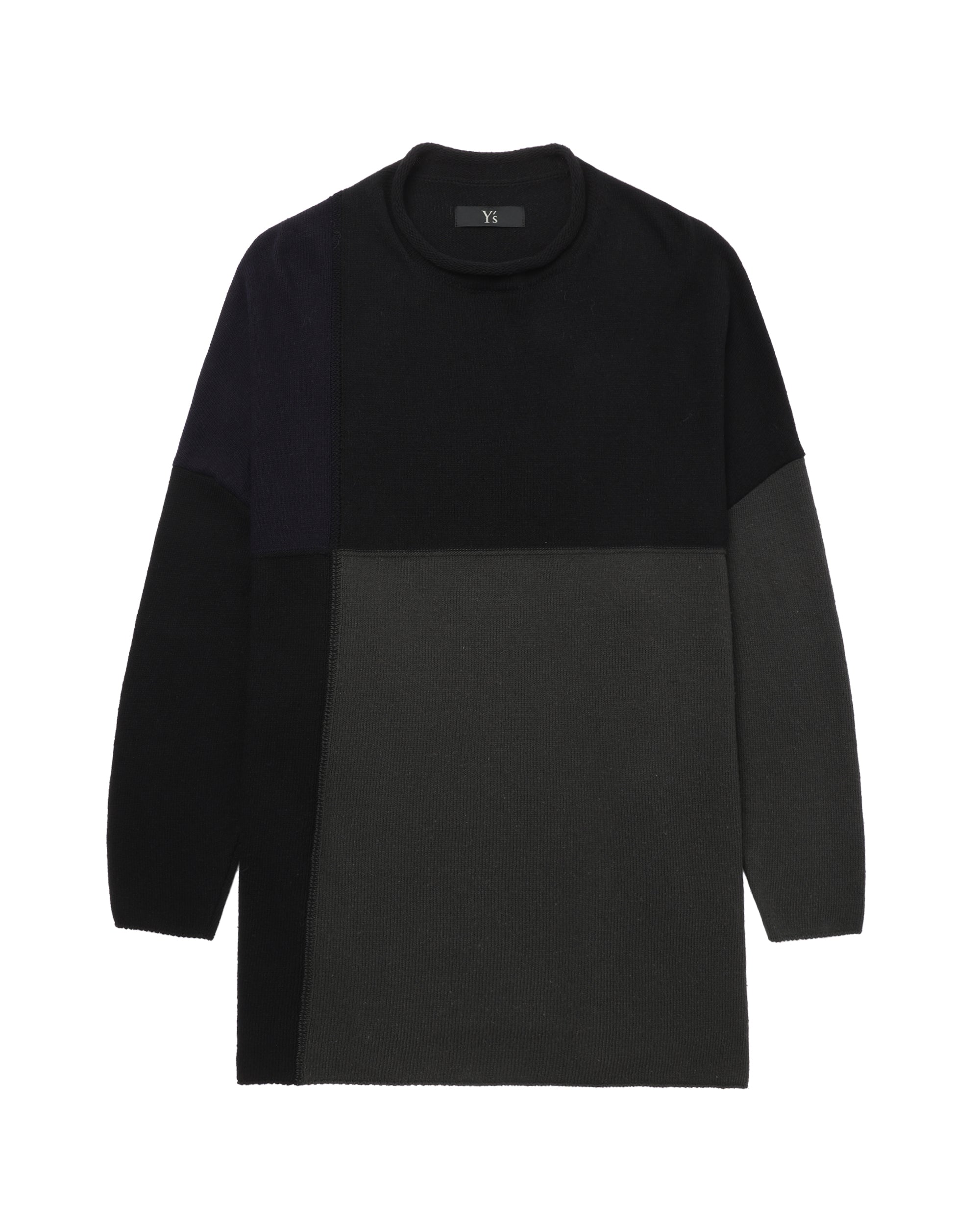 Panelled sweater