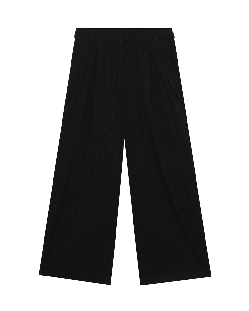 Striped wide pants