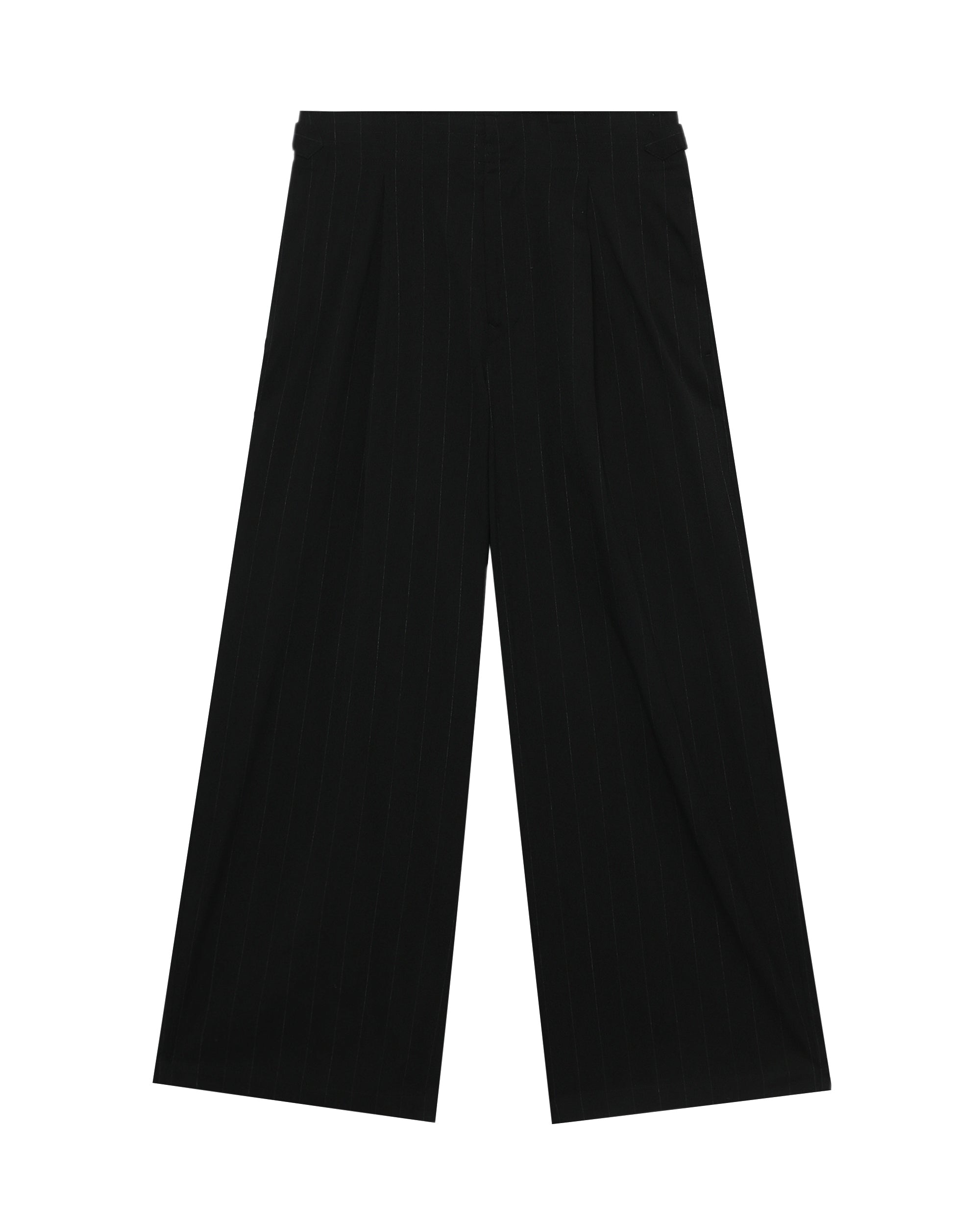 Striped wide pants