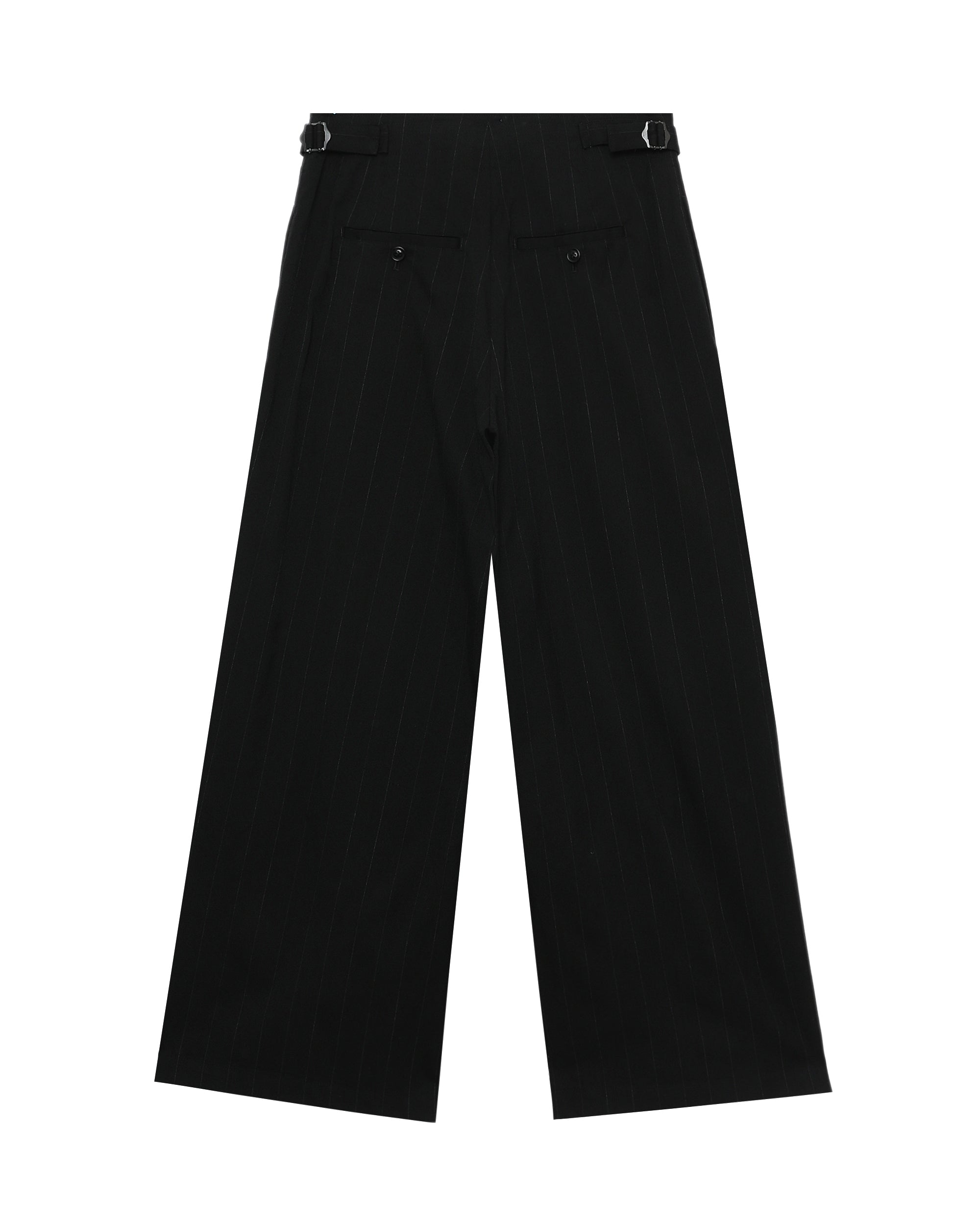 Striped wide pants