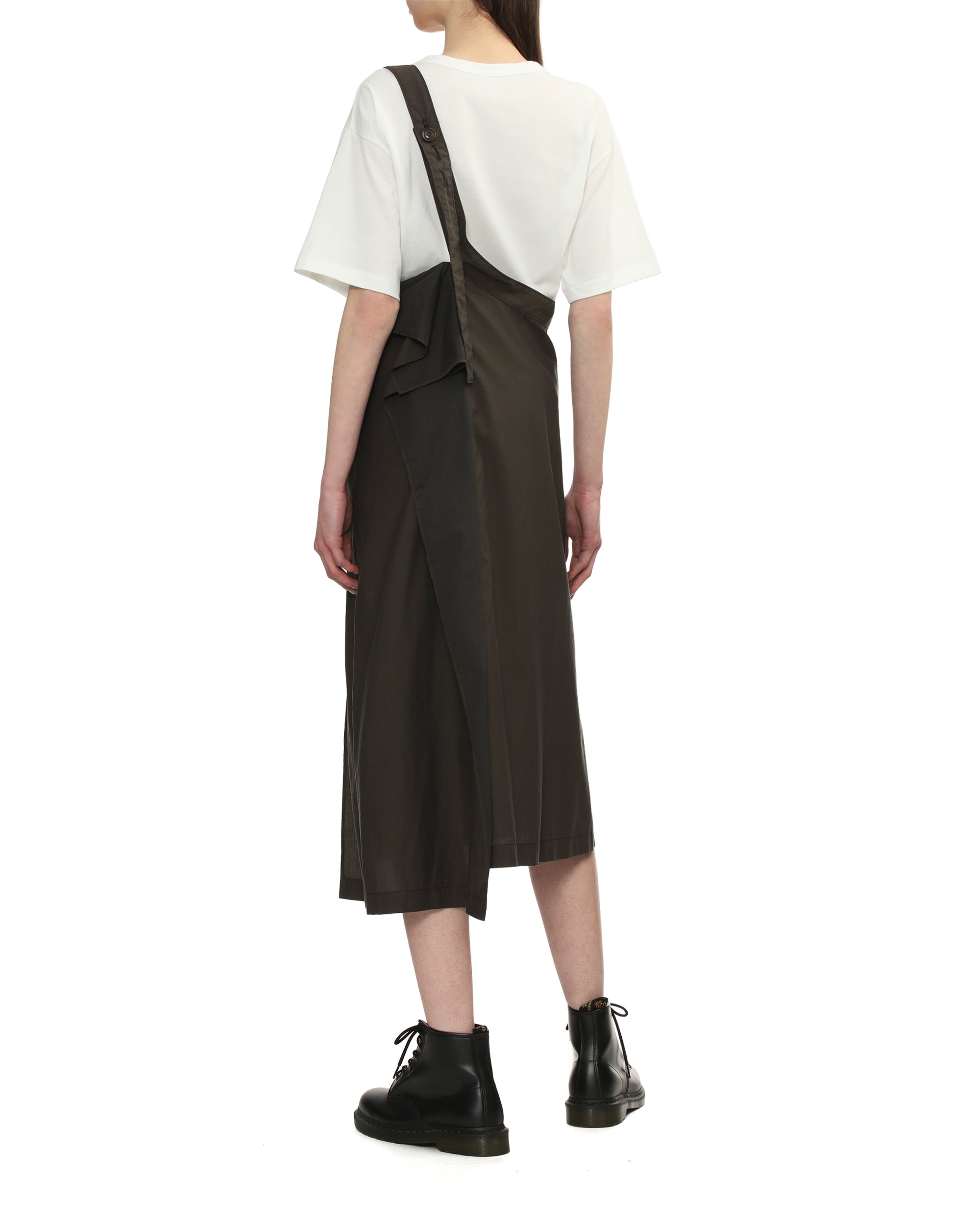 Single suspender skirt