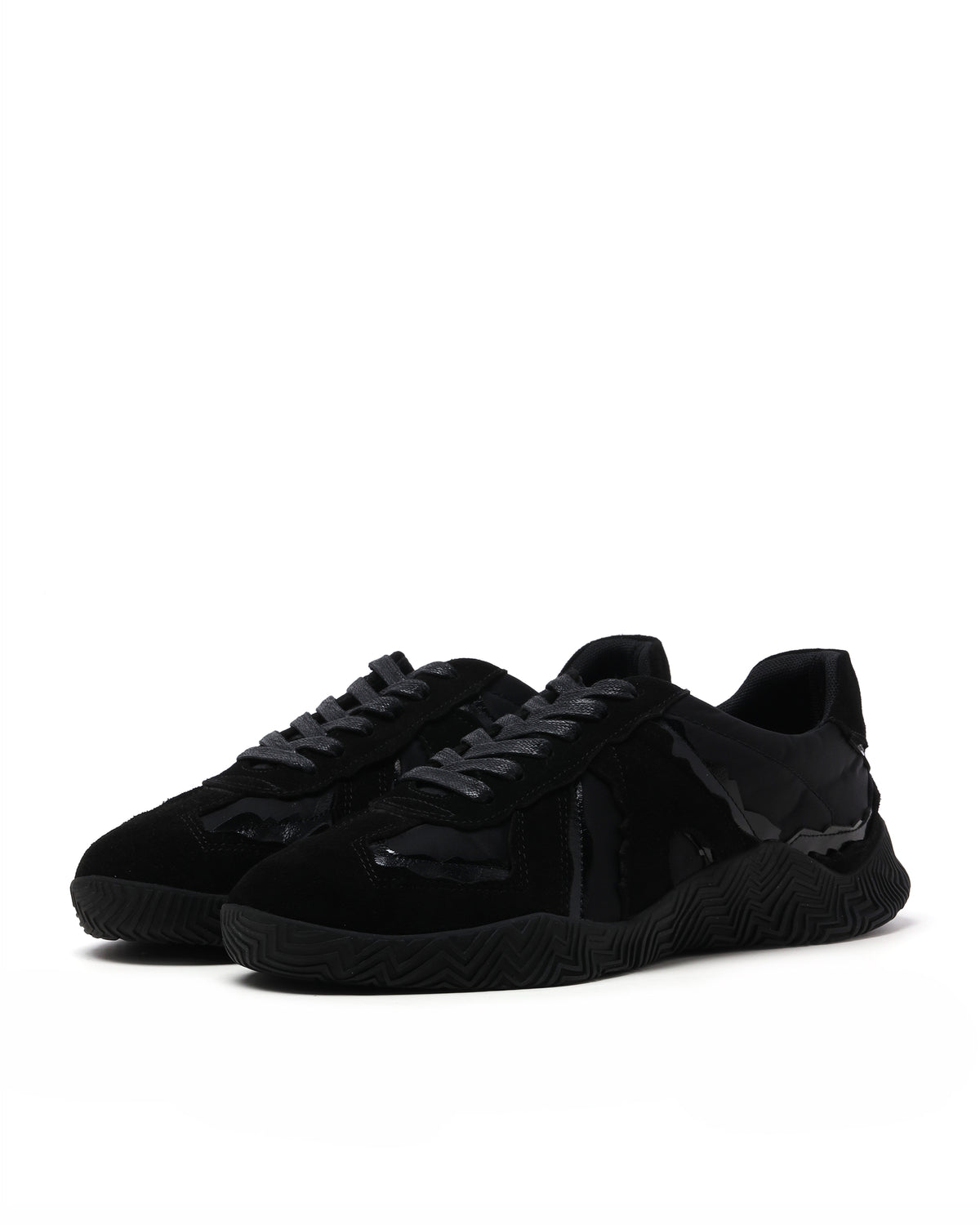 Panelled sneakers