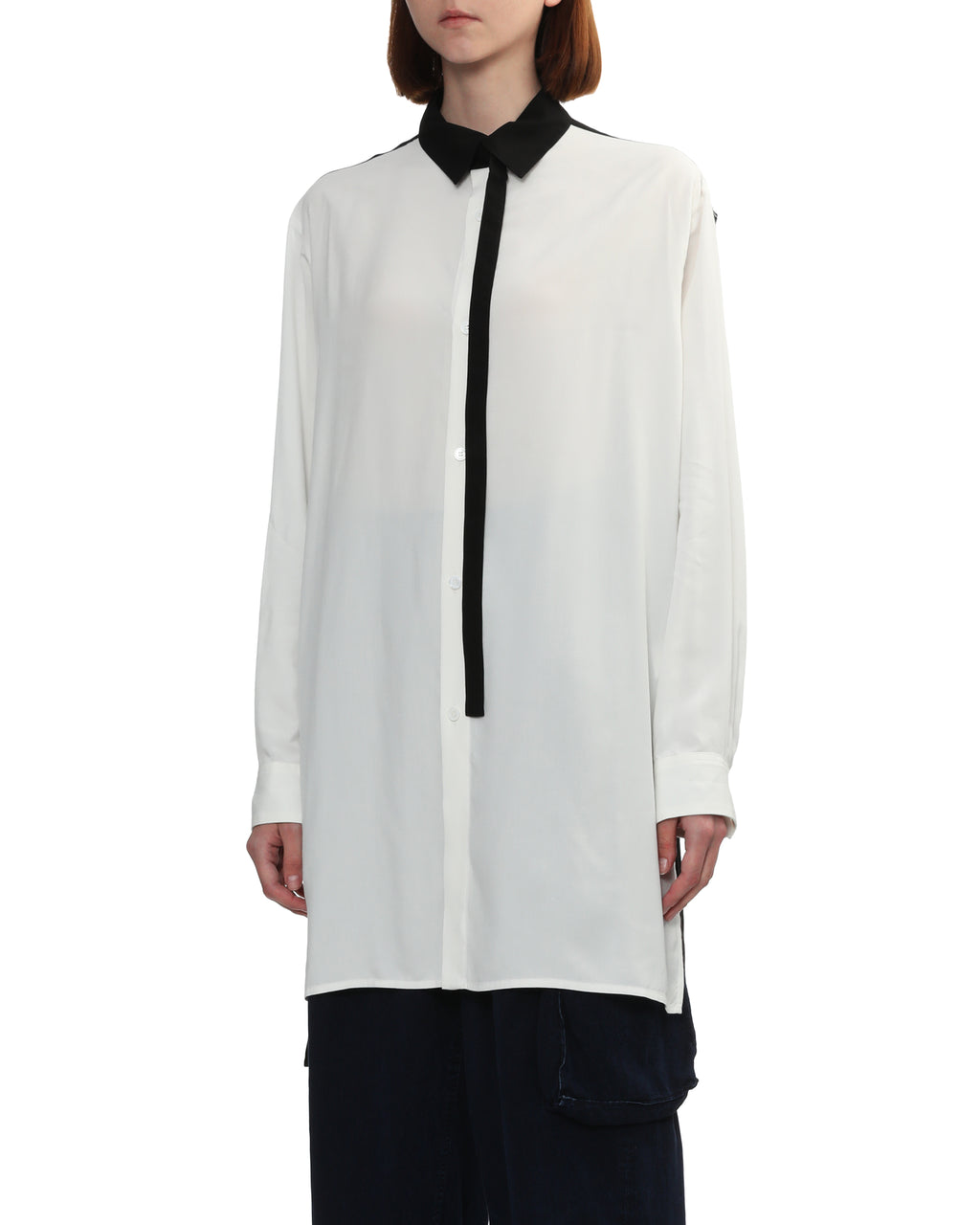 Layered rayon shirt