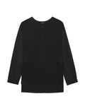 Oversized long-sleeve top