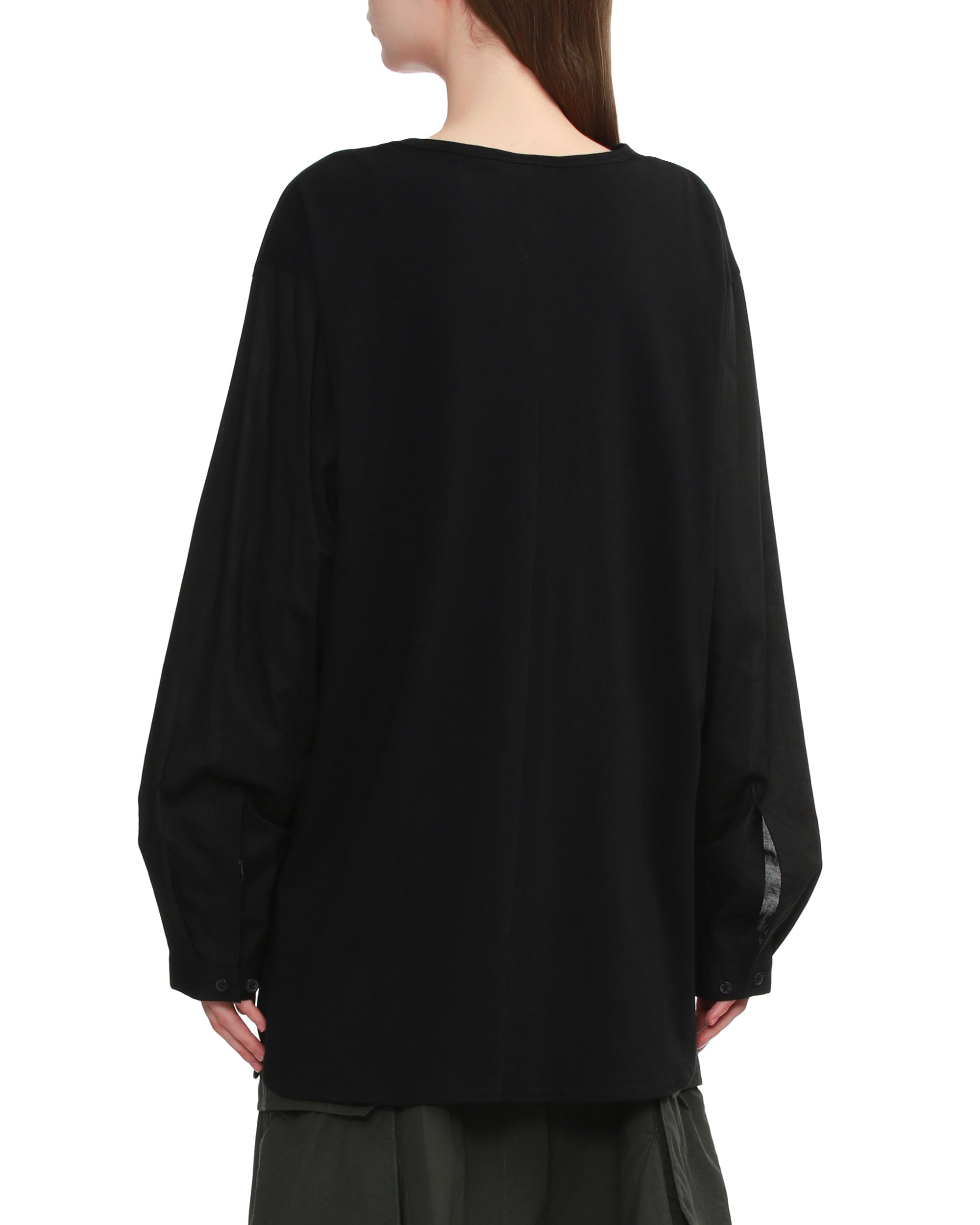Oversized long-sleeve top