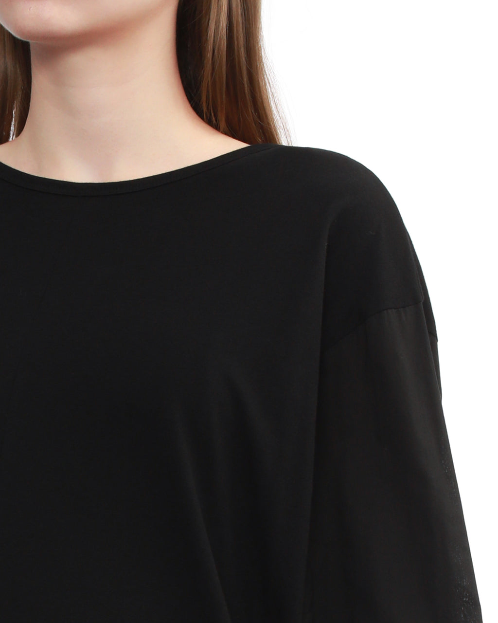 Oversized long-sleeve top