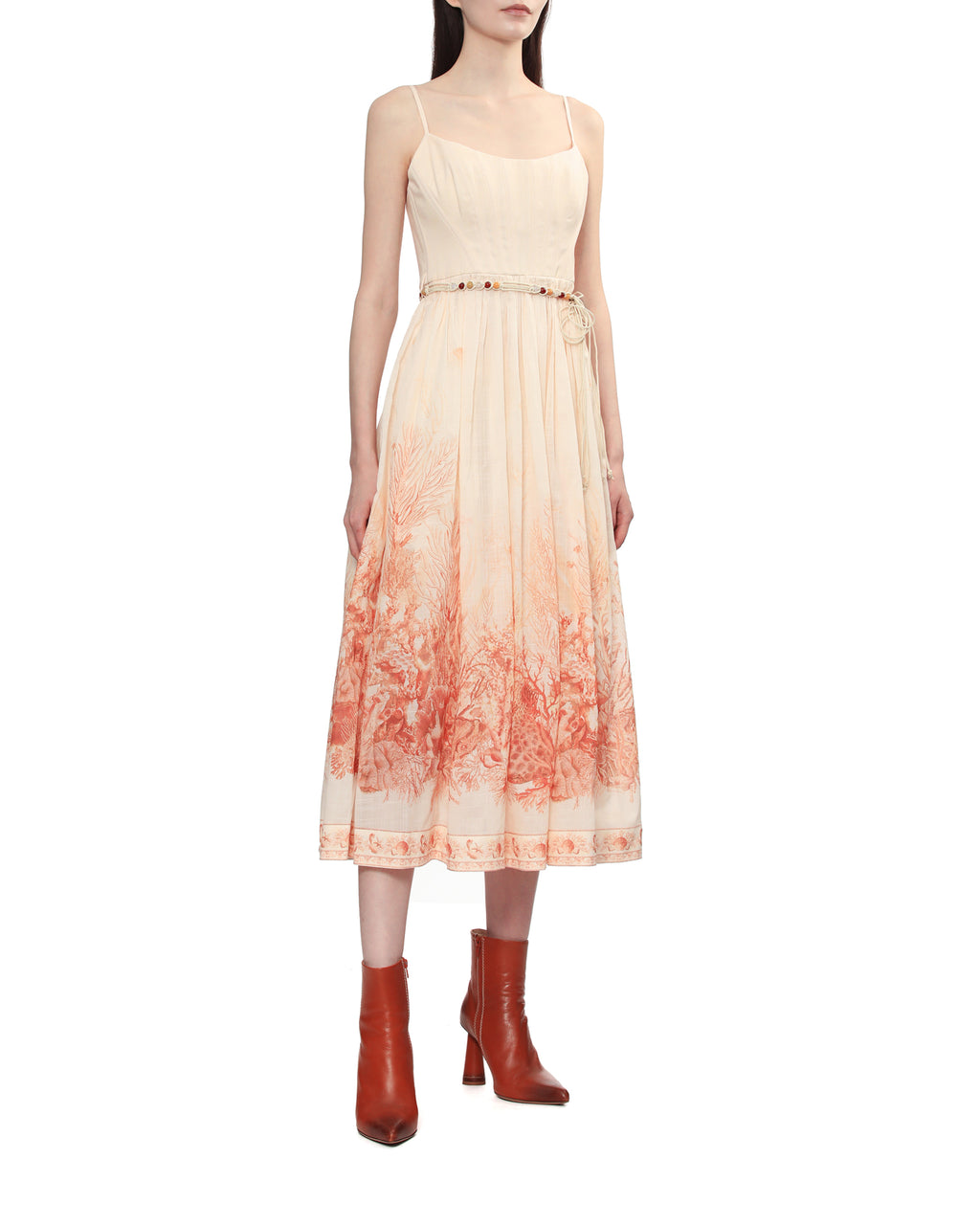Wanderlust corset midi dress