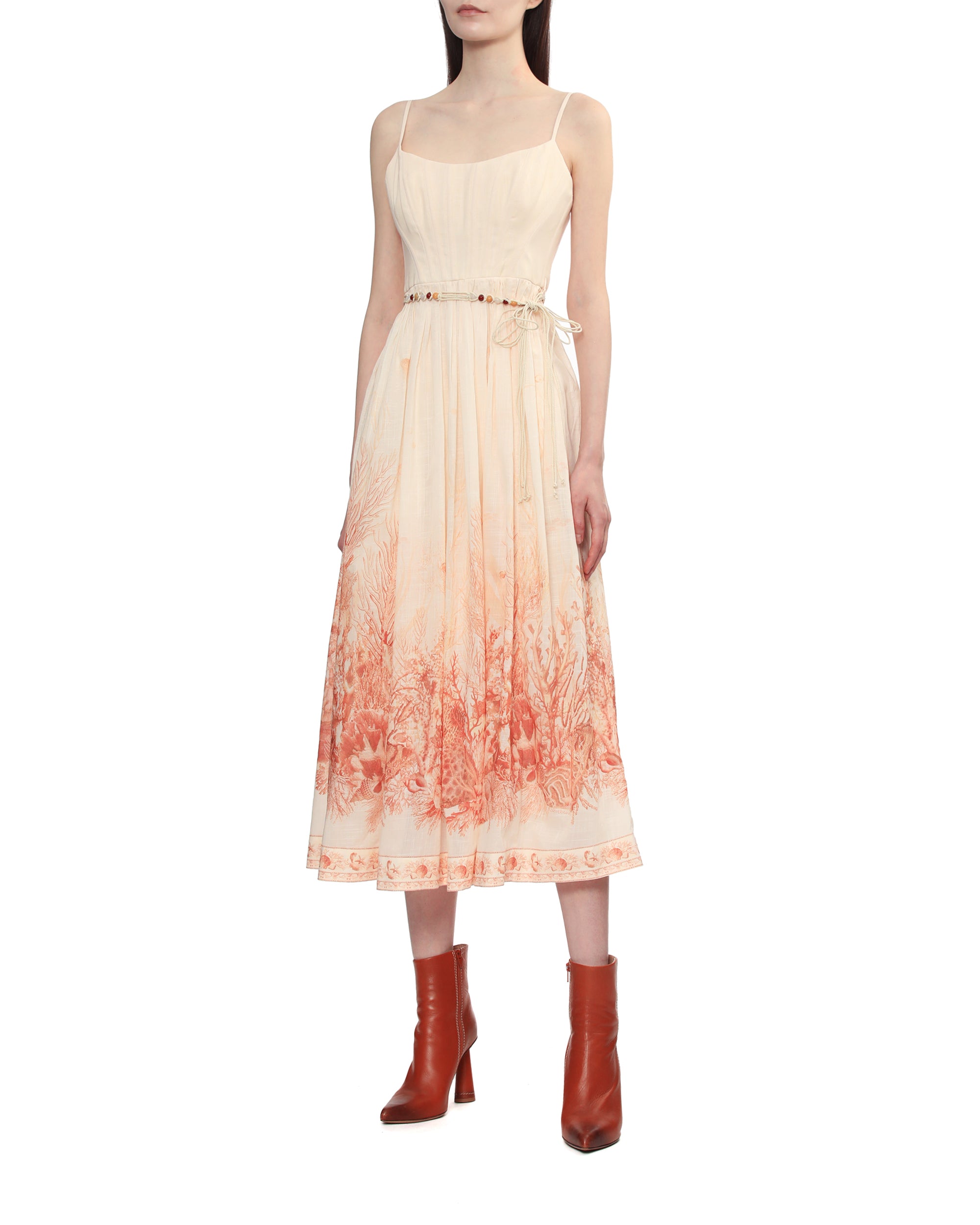 Wanderlust corset midi dress