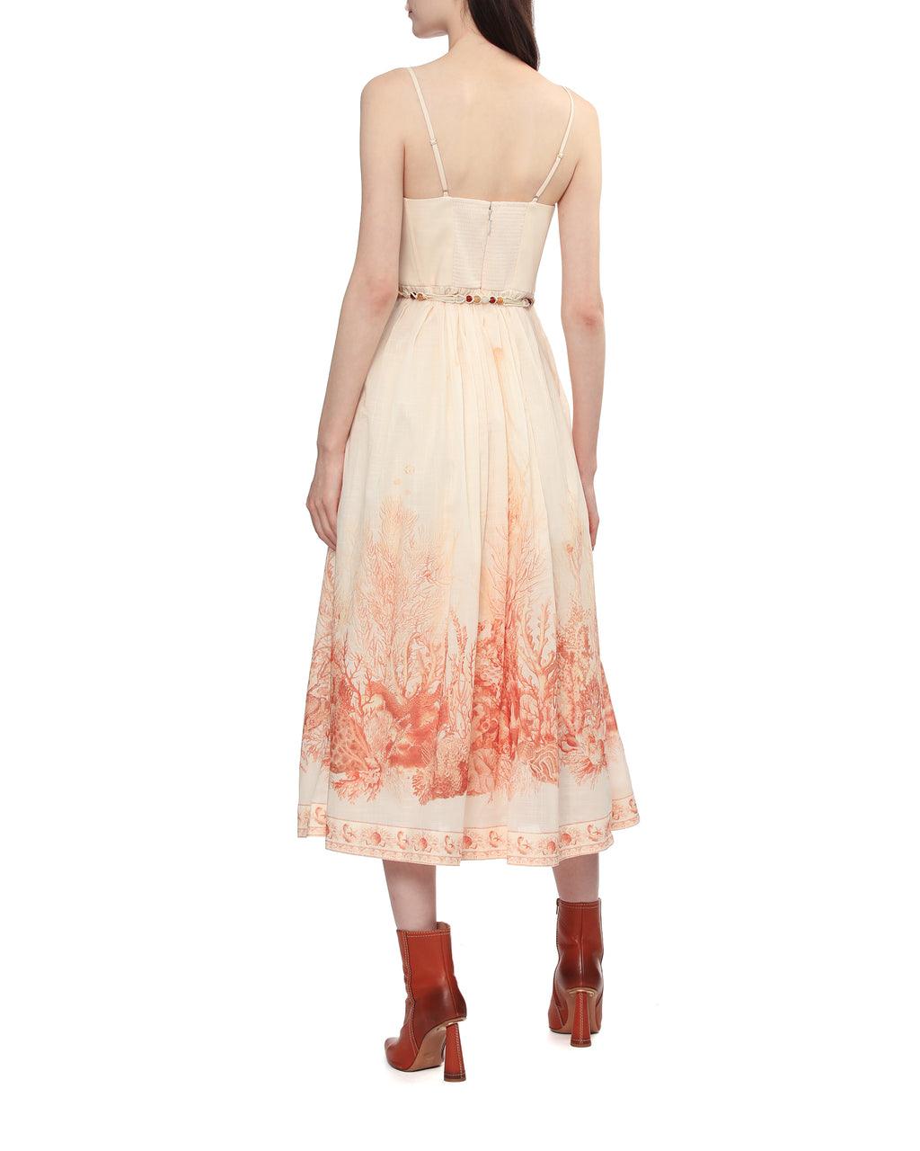 Wanderlust corset midi dress