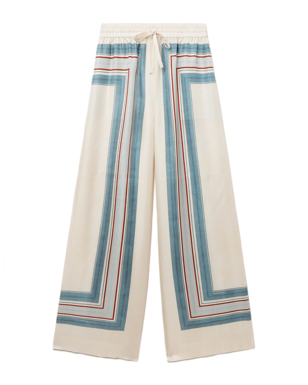 Graphic wide pants