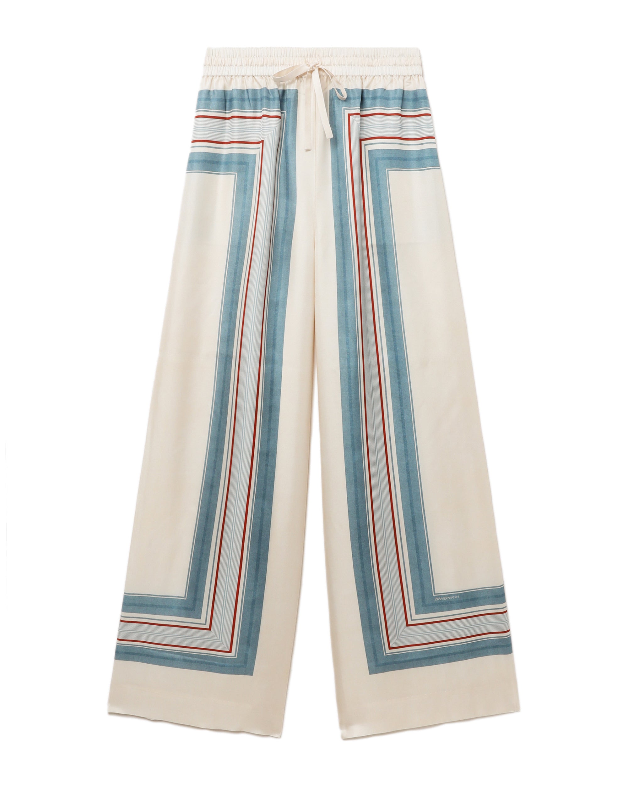 Graphic wide pants