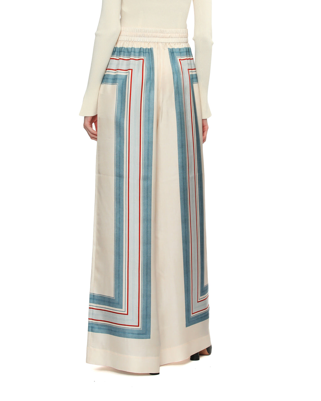 Graphic wide pants