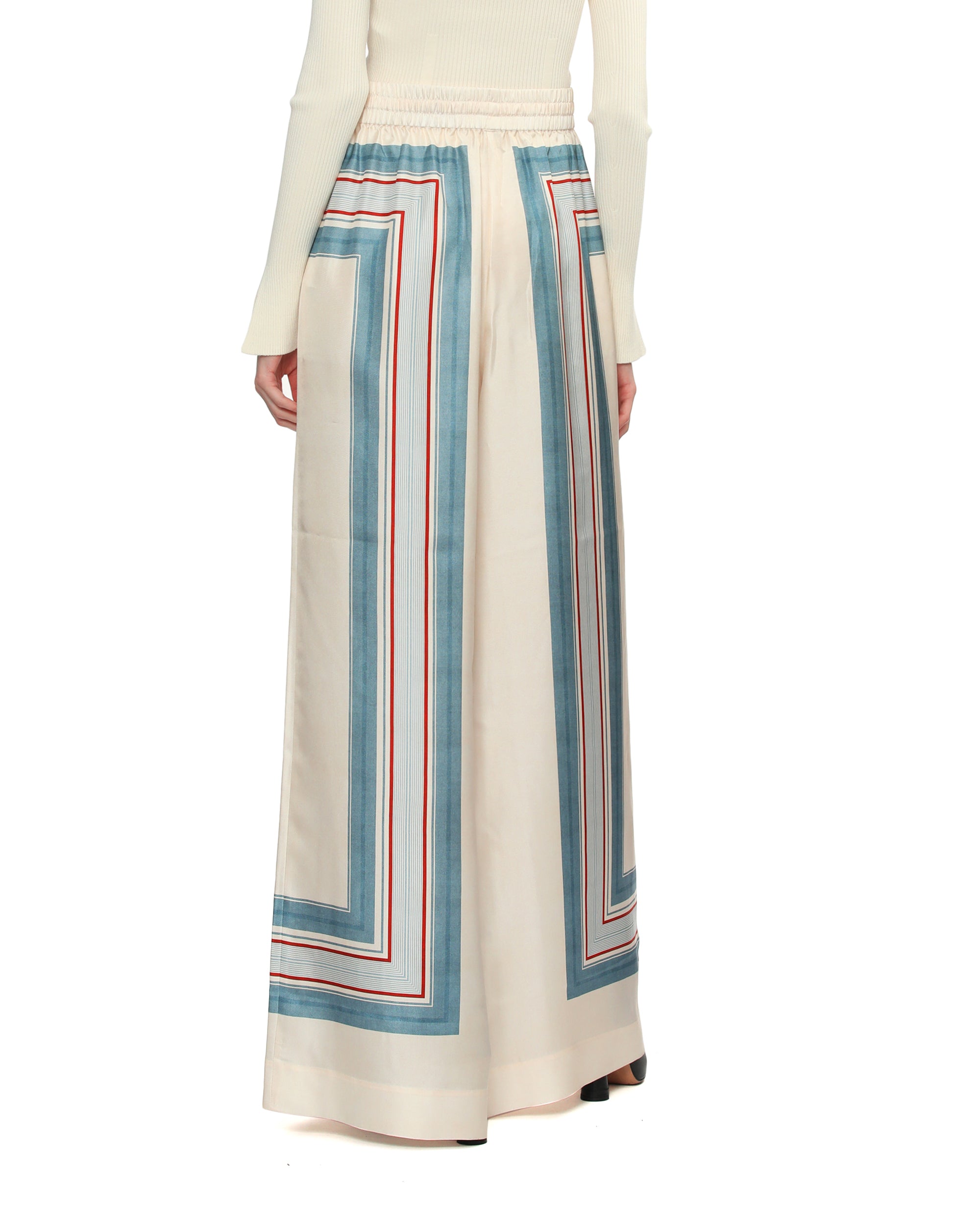 Graphic wide pants